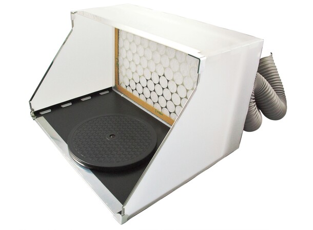 Airbrush-sprøjteboks Spray Booth Sparmax SB-88 - Indbygget ventilator 